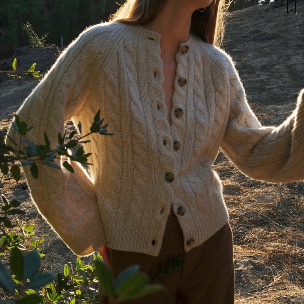 Doen Virginie Cashmere Cardigan NWT